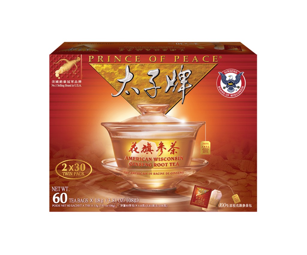 原枝花旗參茶60包禮盒裝 2盒